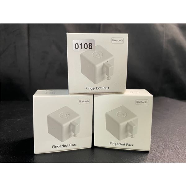 Lot of 3 Fingerbot Plus - Bluetooth Automatic Smart Button Pushers!