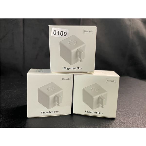 Lot of 3 Fingerbot Plus - Bluetooth Automatic Smart Button Pushers!