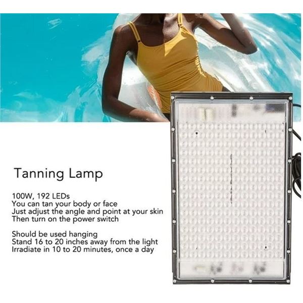 Lot of 1 LED 100W Tanning Lamp - Self Tanning Lamp for Body - Brand New!