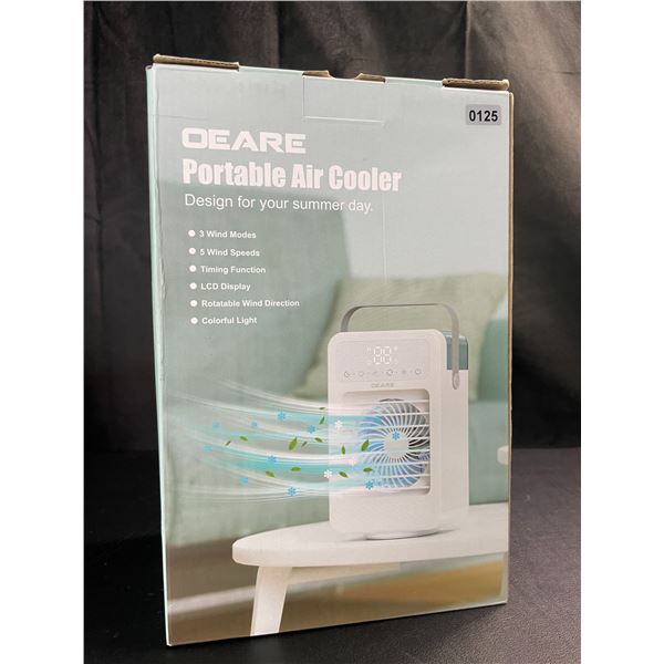 Lot of 1 Portable Air Cooler w/ Colorful Lights & LCD Display - Brand New!