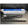 Image 1 : Lot of 1 Metal Mount 8-Outlet Power Strip Surge Protector w/ 6FT Cord - Brand New!