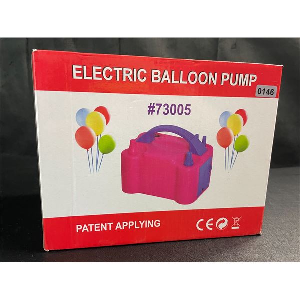 Lot of 1 Electric Balloon Pump - Brand New!