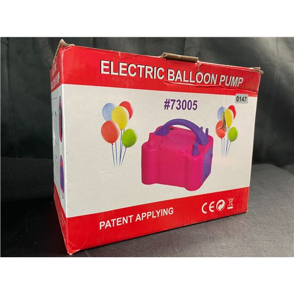 Lot of 1 Electric Balloon Pump - Brand New!