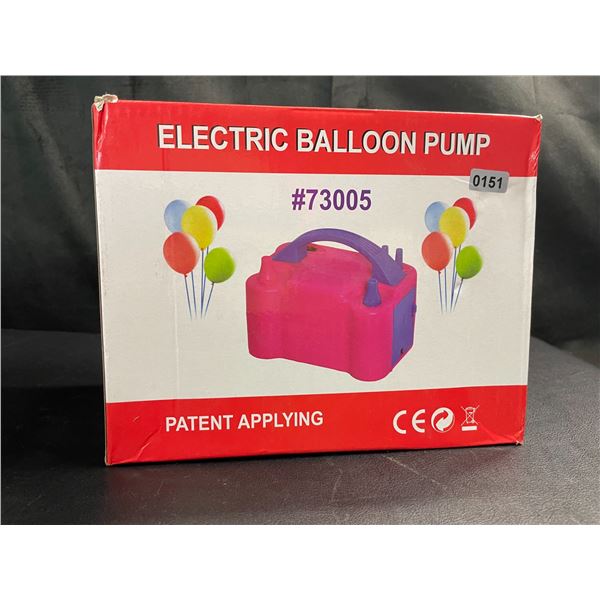 Lot of 1 Electric Balloon Pump - Brand New!