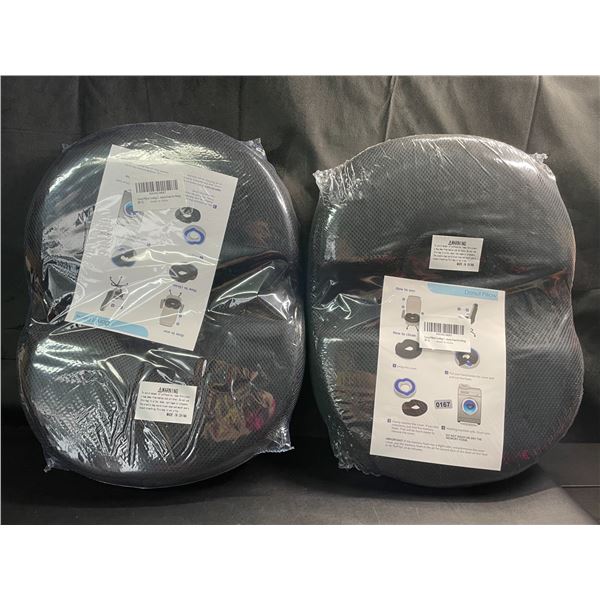 Lot of 2 Donut Pillows/Gel Memory Foam Seat Pillows - Brand New