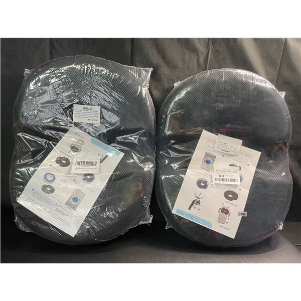 Lot of 2 Donut Pillows/Gel Memory Foam Seat Pillows - Brand New