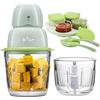 Image 1 : Lot of 1 Bear Baby Food Maker Set w/ 2 Glass Bowls - Baby Food Processer/Blender - BRAND NEW!