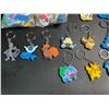 Image 4 : Lot of 3 Packs of Pokemon Keychains - 20PCS/Assorted Pokemon Characters!