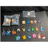 Image 2 : Lot of 3 Packs of Pokemon Keychains - 20PCS/Assorted Pokemon Characters!