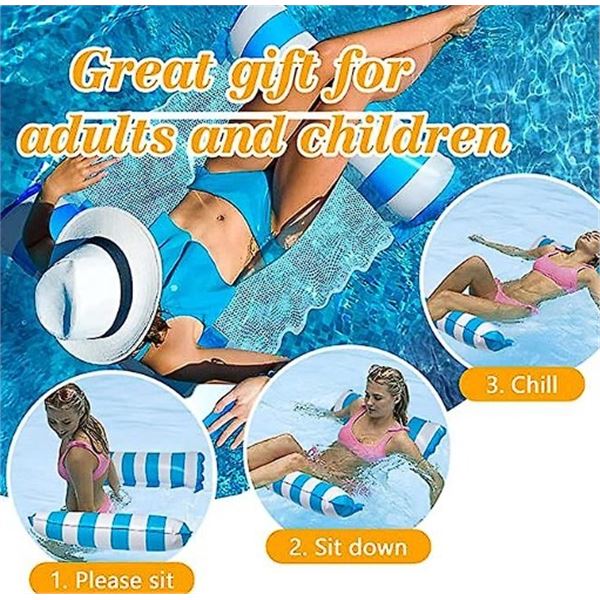 Lot of 2 Packs of Inflatable Pool Floats - 2 per pack/4 Total