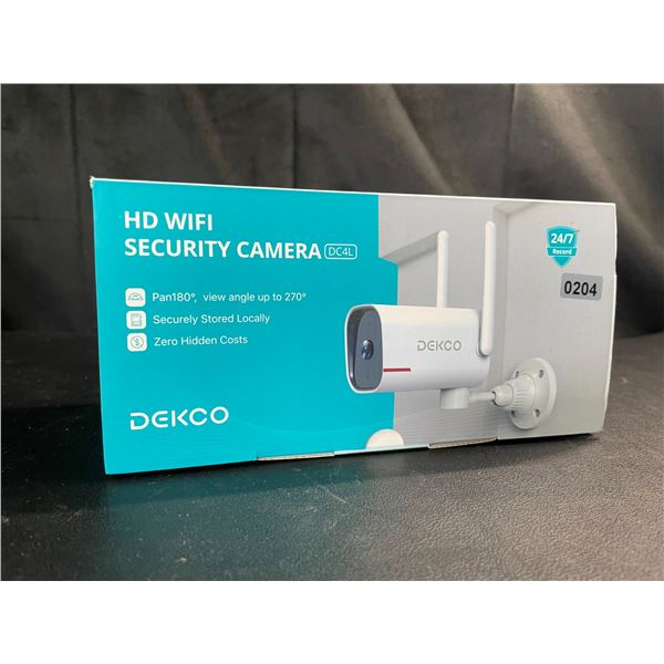 Lot of 1 Dekco HD WiFi Outdoor Security Camera - Brand New!