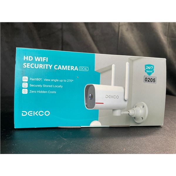 Lot of 1 Dekco HD WiFi Outdoor Security Camera - Brand New!