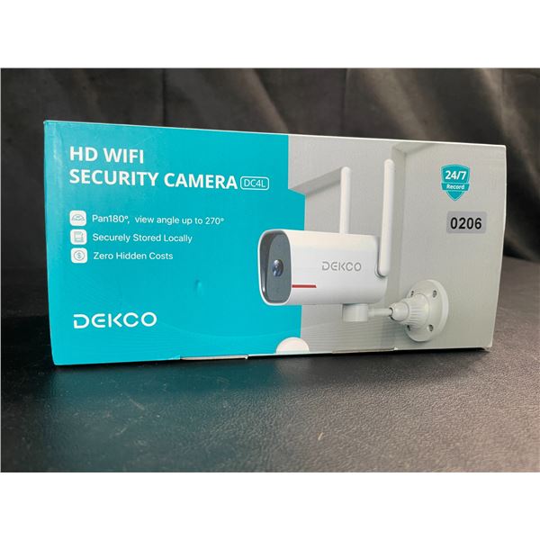 Lot of 1 Dekco HD WiFi Outdoor Security Camera - Brand New!