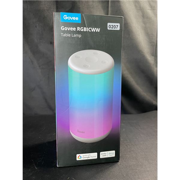 Lot of 1 Govee RGBICWW Smart Color Changing Bluetooth Table Lamp - Brand New Sealed!