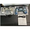 Image 2 : Lot of 2 Double-Shock Wireless Controllers for Playstation 4 - Brand New! Camo Design
