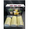 Image 2 : Lot of 1 Box of LED Flameless Mood Candles w/ Remote Control - 3 Sizes Included - Brand New!