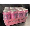 Image 2 : Lot of 1 Case of Monster Energy Ultra Rosa - 12 Cans (473ml) - New Sealed!