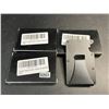 Image 2 : Lot of 3 Mens Slim Metal Minimalist-Style Wallets/Money Clips - Black