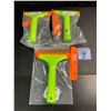 Image 1 : Lot of 3 Window Squeegees with Removable Blade - Brand New