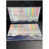 Image 1 : Lot of 2 Multi-Packs of Dual-Tip Highlighter Pens - 24PCS/Colours Per Pack - Brand New!
