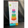 Image 2 : Lot of 2 Spinning/Stacking Rainbow Tower Toys for Infants (12months+) - Brand New!