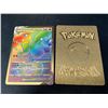 Image 2 : Lot of 3 Packs of Gold Foil Pokemon Fan Art Cards - 100PCS per pack