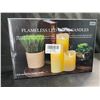 Image 2 : Lot of 1 Box of LED Flameless Mood Candles w/ Remote Control - 3 Sizes Included - Brand New!