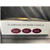 Image 3 : Lot of 1 Box of LED Flameless Mood Candles w/ Remote Control - 3 Sizes Included - Brand New!