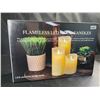 Image 2 : Lot of 1 Box of LED Flameless Mood Candles w/ Remote Control - 3 Sizes Included - Brand New!