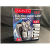 Image 1 : Lot of 1 Asavea 5-in-1 Men's Cordless Electric Shaver & Grooming Kit - Brand New Sealed!