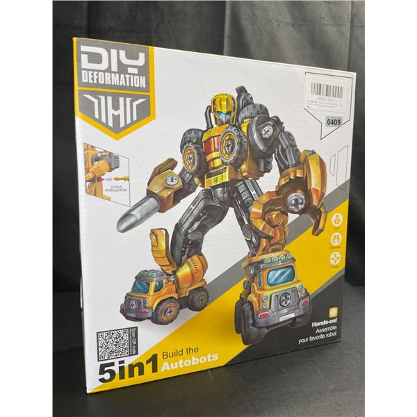 Lot of 1 Transformer Style 5-in-1 Autobot Toy - Brand New!