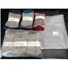 Image 1 : Lot of 2 Multi-Packs of Soft Warm Wool Crew Socks - 5Pairs Per Pack!/10 Total