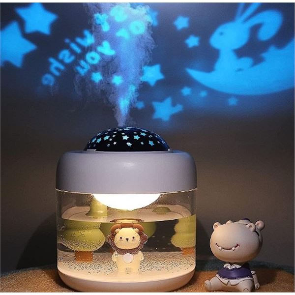 Lot of 1 Cool Mist Humidifier/Baby Night Light Star Projector - Brand New!