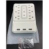 Image 3 : Lot of 1 Multi-Function Power Outlet w/ USB Ports - Brand New