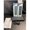 Image 1 : Lot of 2 iPazzPort Mini Bluetooth Keyboard Remote Attachment for TV Stick, Apple TV, Smart TV, etc.