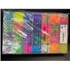 Image 2 : Lot of 1 Rubber Band/Rainbow Loom Crafting Refill Kit - 11900+ PCS