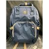 Image 1 : Lot of 1 Backpack-Style Insulated Diaper Bag - Navy Blue - Brand New!
