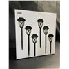 Image 1 : Lot of 1 Box of LED Solar-Powered Pathway Lawn/Garden Lights - 6 Pack - Brand New