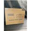 Image 1 : Lot of 1 Box of Outdoor Solar Fence Lights - 12PCS - Brand New!