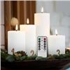 Image 1 : Lot of 1 Box of Girimax LED Flameless Candles - White - 4PCS; Assorted Sizes - Brand New!