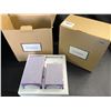 Image 3 : Lot of 2 Boxes of Girimax LED Glass Flameless Candles - Purple & White - 2 per box/4 Total
