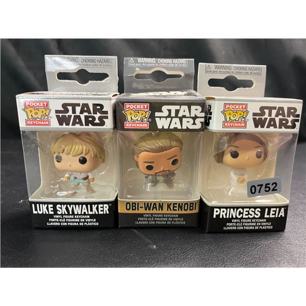 Lot of 3 Pocket Pop! Keychains - Star Wars
