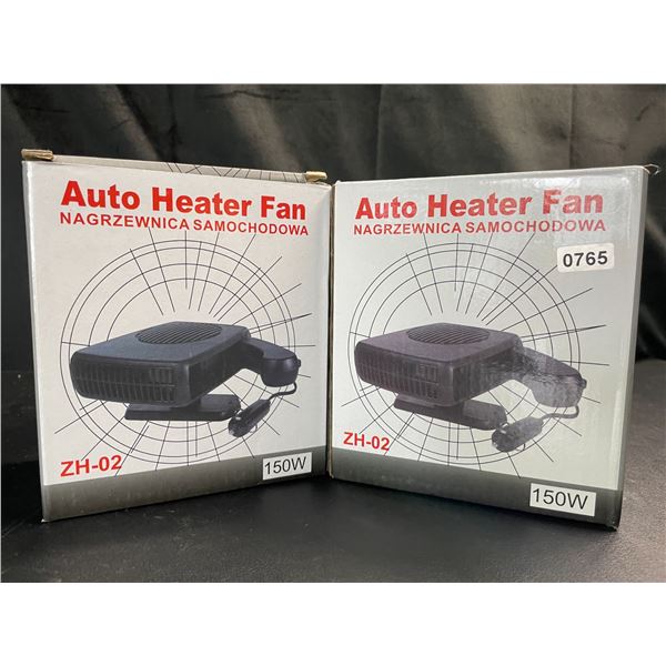 Lot of 2 Car Auto Heater Fans - Brand New