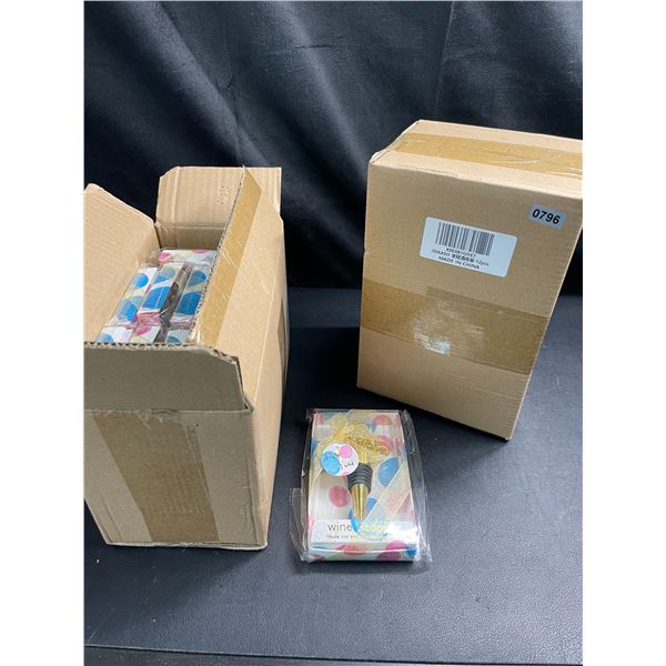 Lot of 2 Boxes of Wine Stoppers - 12PCs per box/24 Total