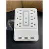 Image 3 : Lot of 2 Multi-Function Power Outlets w/ USB Ports - Brand New