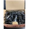 Image 5 : Lot of 1 Box of Outdoor Patio String Lights - Long 60FT Length - Edison Shatterproof Bulbs