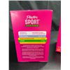 Image 2 : Lot of 2 Boxes of Playtex Sport Odour Shield Tampons - 32 Per Box