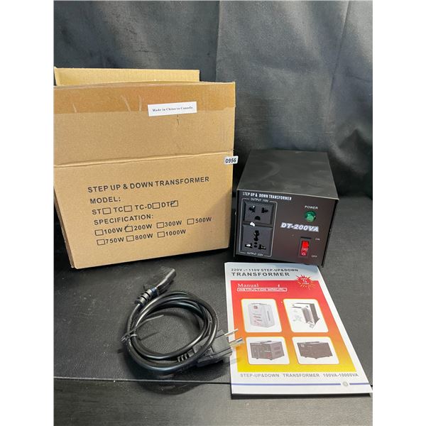 Lot of 1 Step-Up & Down Transformer - 200W - 220V-110V - BRAND NEW!!