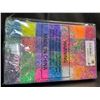 Image 2 : Lot of 1 Rubber Band/Rainbow Loom Crafting Refill Kit - 11900+ PCS