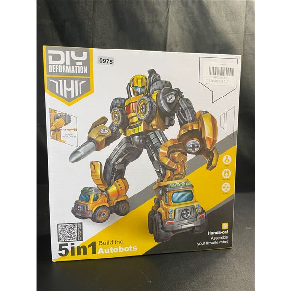 Lot of 1 Transformer Style 5-in-1 Autobot Toy - Brand New!